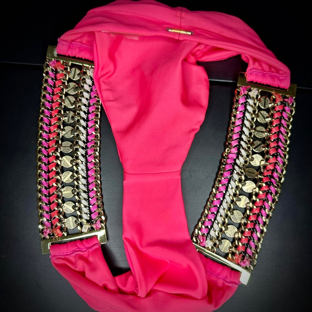 Beach Bunny “Belize Beauty” Bikini Bottoms Pink - Picture 8 of 11
